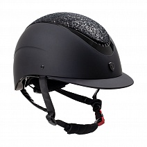 ETW02003..ШЛЕМ "EQUESTRO MATT RHINESTONES"