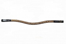 6683026..НАЛОБНЫЙ РЕМЕНЬ "3 Row Golden Diamonds"