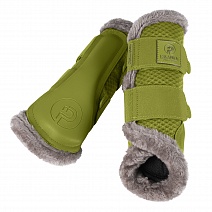 5550 40..НОГАВКИ "MESH FAUX FUR" PLATINUM 24