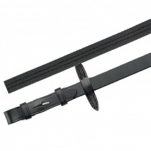 4139..ПОВОД КОЖА+РЕЗИНА