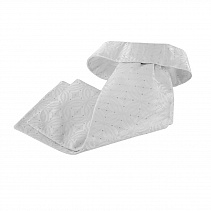 AB00359A..ГАЛСТУК МАНИШКА "Siver Lined"