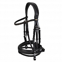 ETH01024..УЗДЕЧКА "English leather bridle"