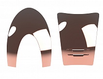 BOX.INS.F.R.C..НАКЛАДКИ НА ШЛЕМ "ROSE GOLD MIRROR"