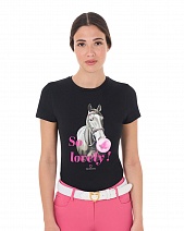 ETW00251..ФУТБОЛКА "SO LOVELY"